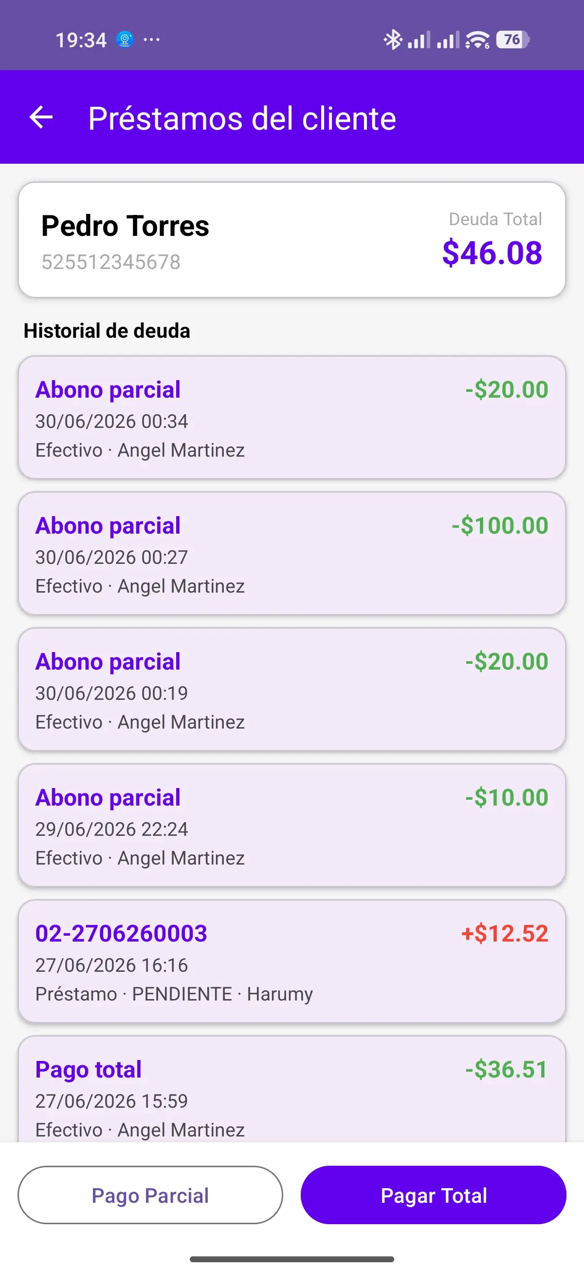 FavoritApp Control de Crédito a Clientes